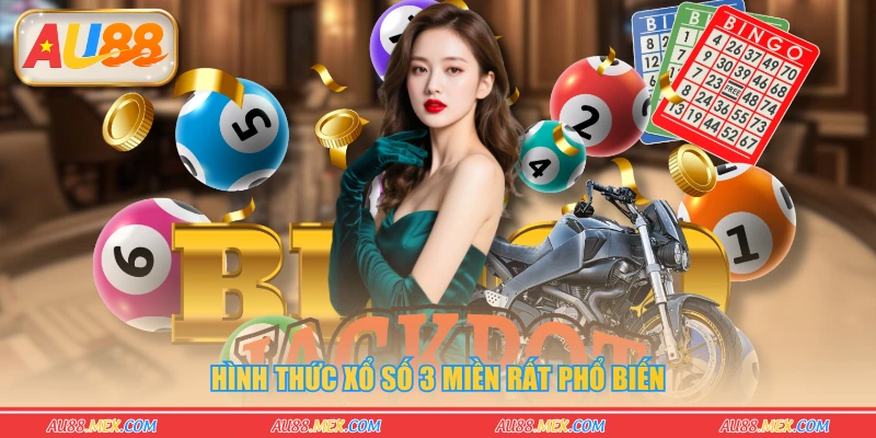 Hình thức xổ số 3 miền rất phổ biến